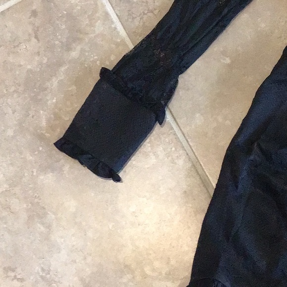 Alexis Ilana dress, one shoulder lace, side zip, black, size small, NWT - Picture 6 of 13